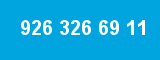 926 326 69 11